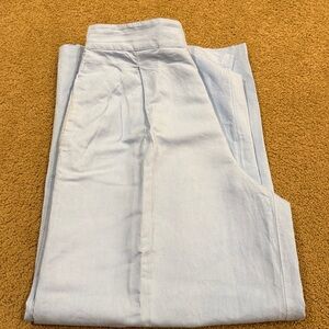 EUC Vineyard Vines Light Blue Wide leg Pants with Elastic Waist.